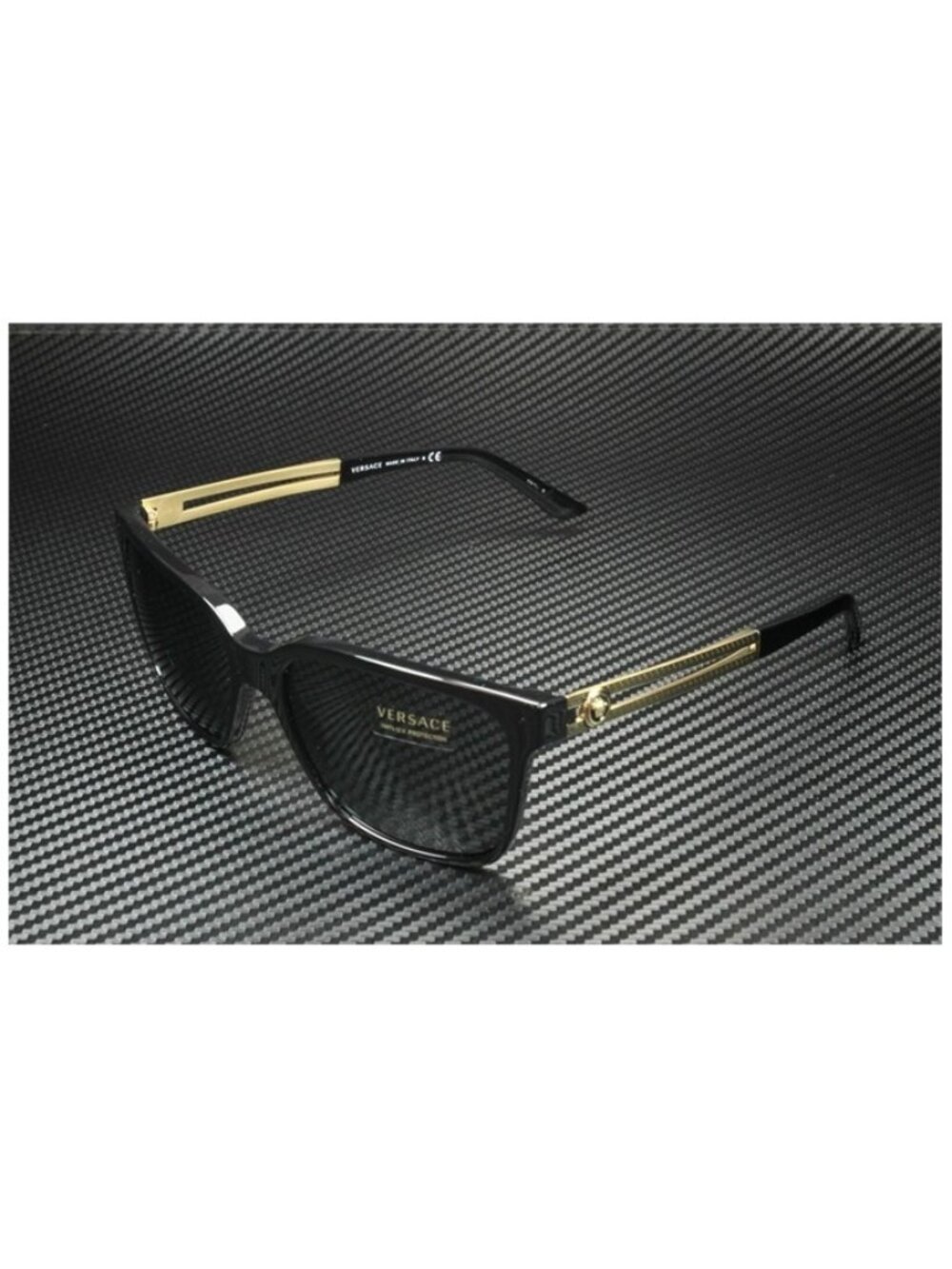 New Versace Men  Black Sunglasses  58- 17-